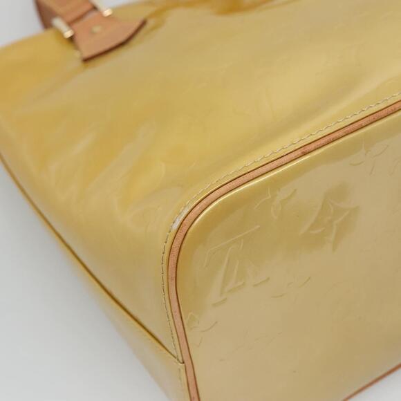 LOUIS VUITTON Monogram Vernis Houston Hand Bag Beige M91004 - Picture 16 of 16